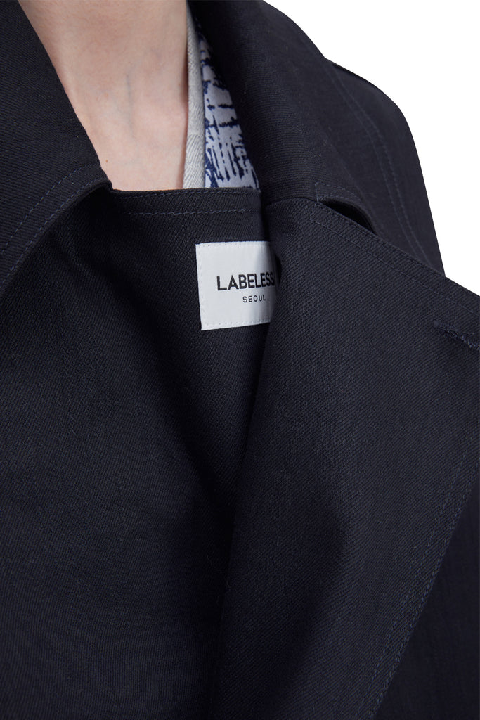 レイブレス(LABELESS) DENIM DOLMAN JACKET