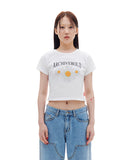 ARCHIVE BOLD (アーカイブボールド) DAISY CROP TOP (WHITE)