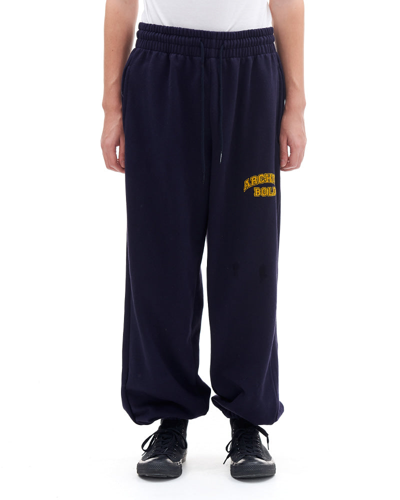 ARCHIVE BOLD (アーカイブボールド) ARCH LOGO SWEAT PANTS (NAVY)