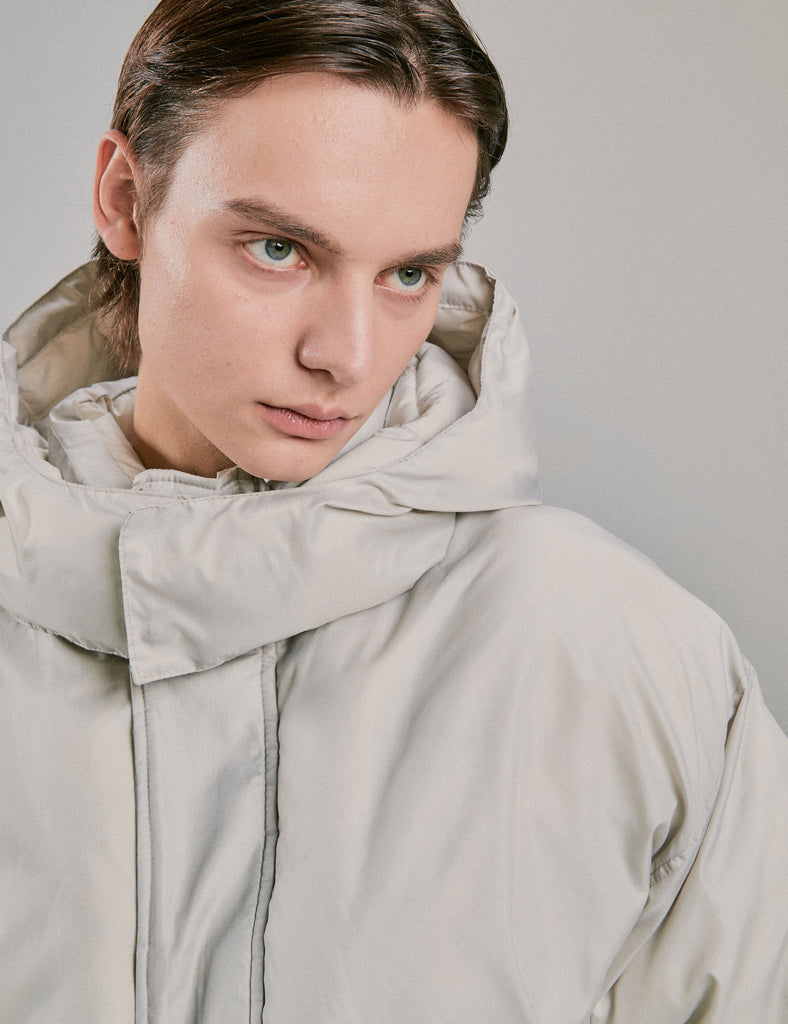 ディープリーク(DPRIQUE) HOOD PADDED JACKET - IVORY