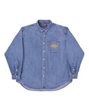 Paragraph ( パラグラフ )  LOGO EMBROIDERY DENIM SHIRT NO.13