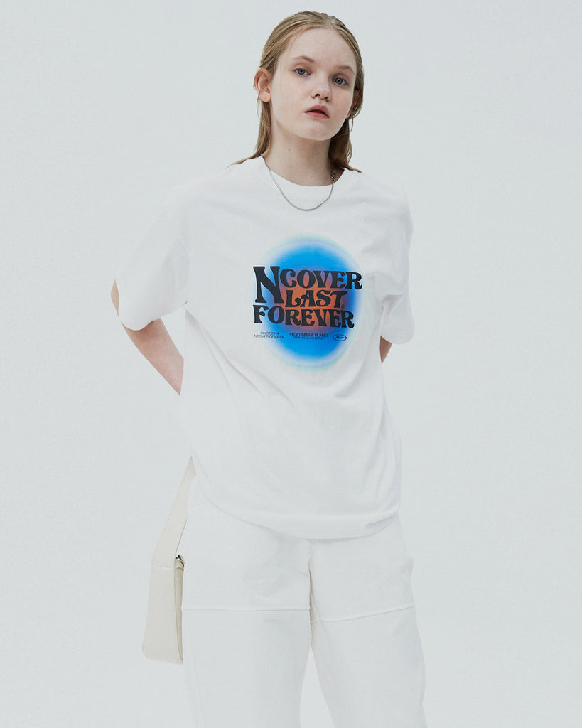 NCOVER(エンカバー)LAST FOREVER GRADATION TSHIRT-BLUE