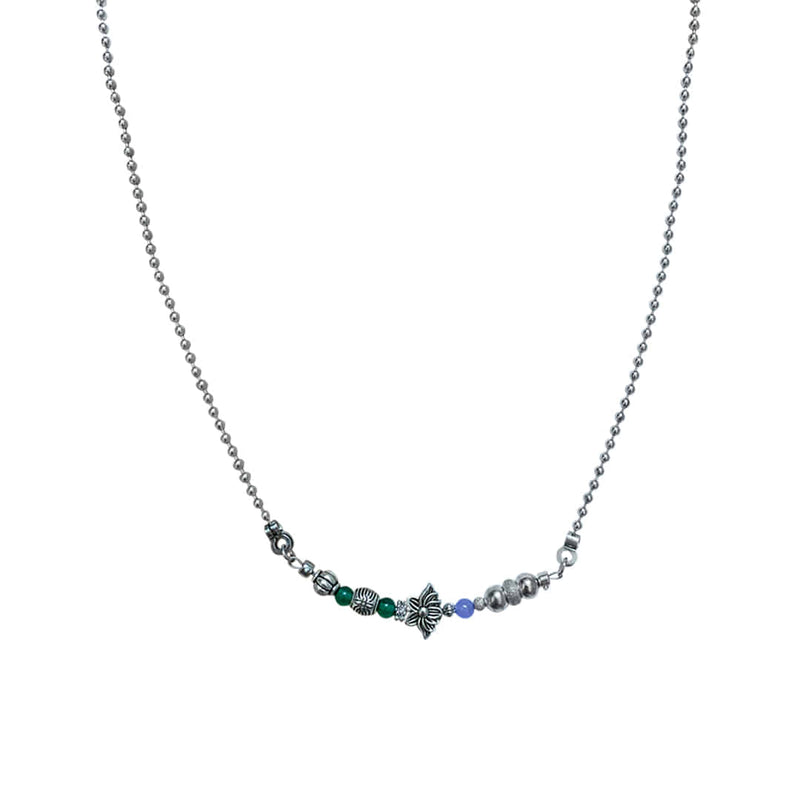 Nff(エヌエフエフ) 	 antique gemstone 2way necklace