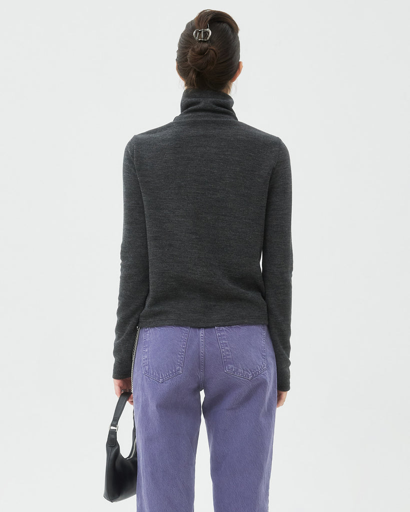 NCOVER(エンカバー)PLASTER CAST TURTLENECK KNIT-BLACK