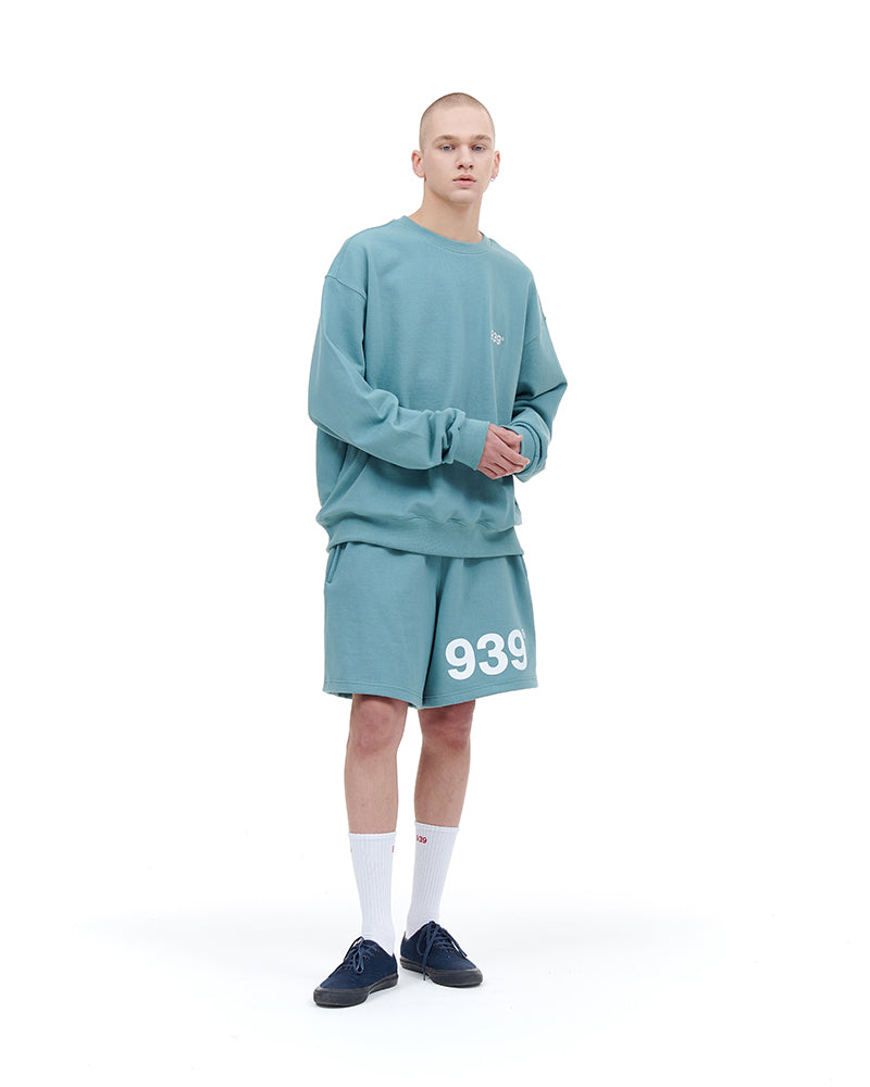 ARCHIVE BOLD (アーカイブボールド) 939 LOGO SWEAT SHORTS (MINT)
