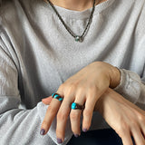 Nff(エヌエフエフ) 	 both sides blue spot