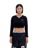 ARCHIVE BOLD (アーカイブボールド) 939 CROP CARDIGAN (BLACK)