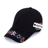 ブラックブロンド(BLACKBLOND) BBD Slogan Patch Rainbow Graffiti Logo Cap (Black)