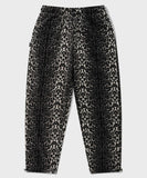 セイントペイン(SAINTPAIN)  SP LEOPARD FLEECE TRAINING PANTS-BLACK