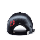 ブラックブロンド(BLACKBLOND) BBD Theast Sprayed Custom Double Visor Cap (Black)