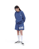 ARCHIVE BOLD (アーカイブボールド) 939 LOGO SWEAT SHORTS (BLUE)