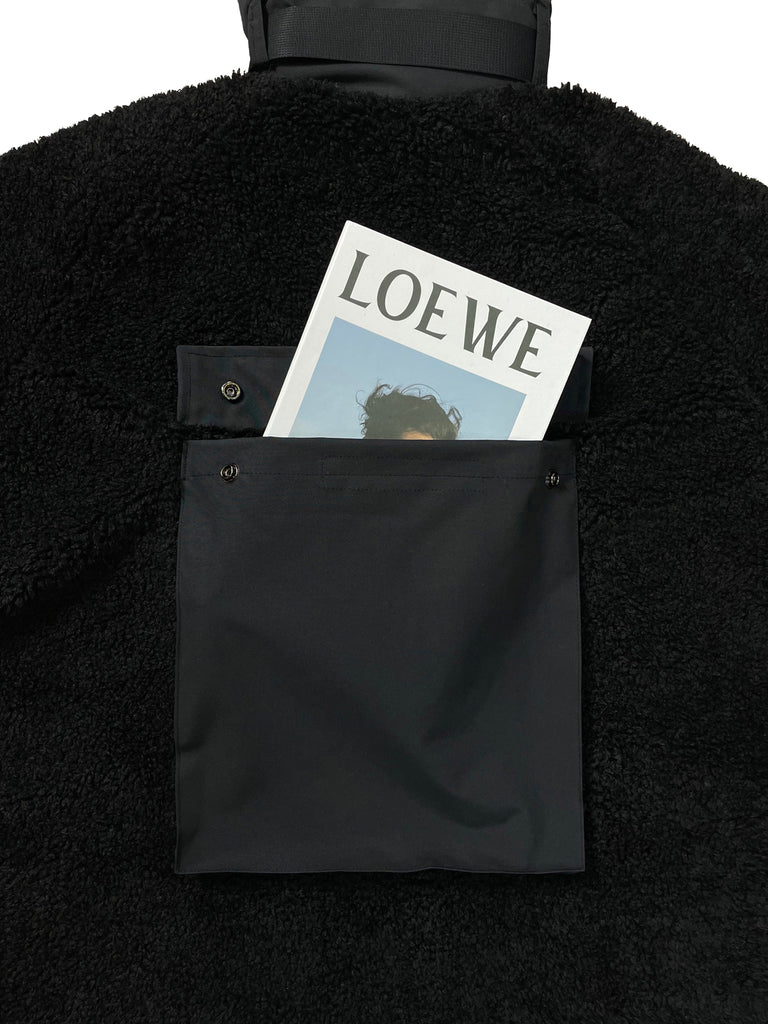 DAYDAF (デイダフ) DAYDAF COBRA BUCKLE FLEECE JACKET - BLACK