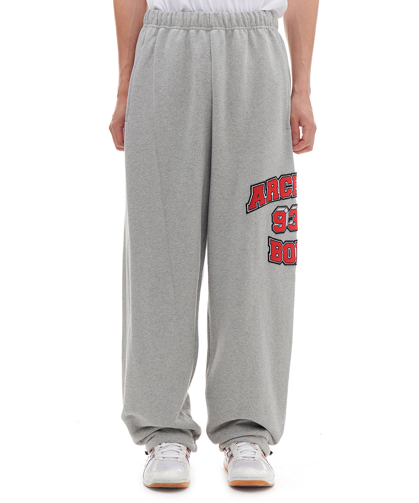 ARCHIVE BOLD (アーカイブボールド) SIDE LOGO SWEAT PANTS (GRAY)
