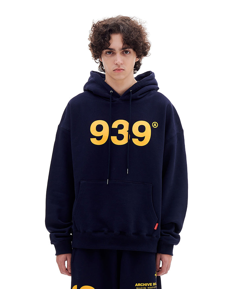 ARCHIVE BOLD (アーカイブボールド) 939 LOGO HOOD (NAVY)