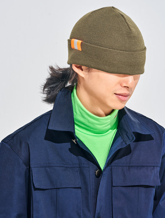 FM91.02 (エフエム91.02) xPLAY BEANIE KHAKI