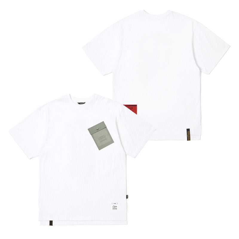 STIGMA(スティグマ) 22 POCKET OVERSIZED T-SHIRTS WHITE