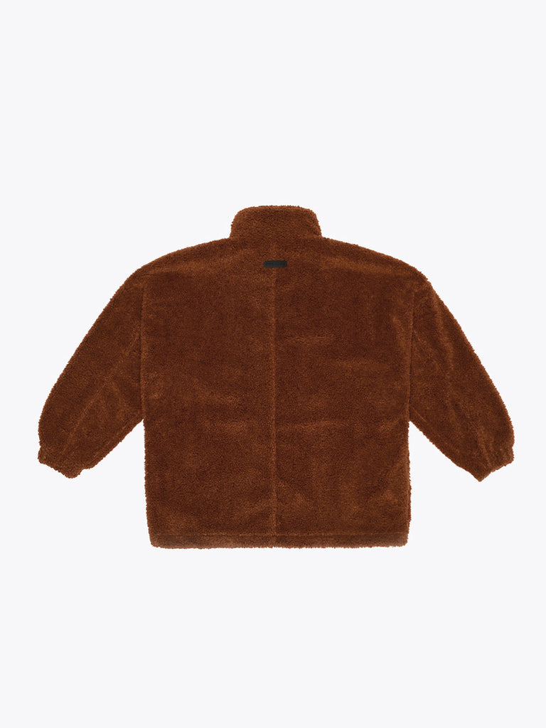 ディープリーク(DPRIQUE) OVERSIZED SHEARLING JACKET - BROWN