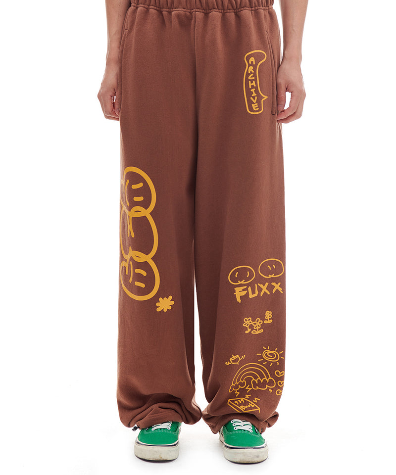 ARCHIVE BOLD (アーカイブボールド) 939 TYPE S SWEAT PANTS (BROWN)