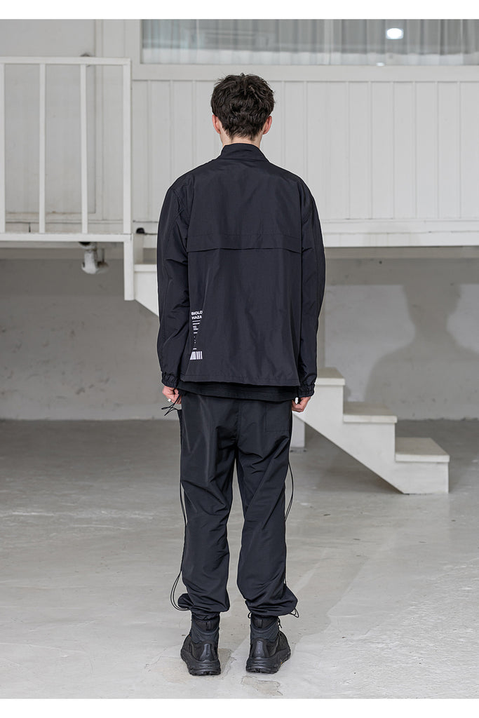 メスノウン(MASSNOUN) SL LOGO MULTI POCKET JACKET MSZJK001-BK