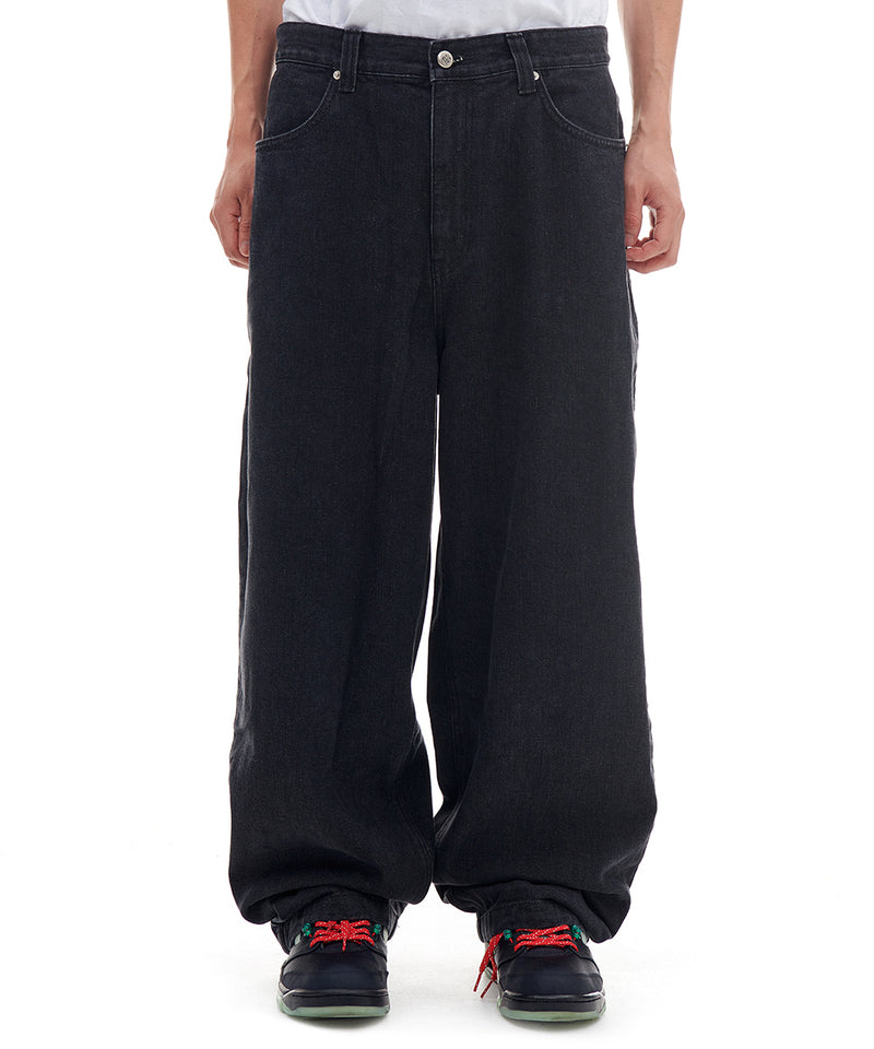 ARCHIVE BOLD (アーカイブボールド) WASHED BIG JEAN (BLACK)