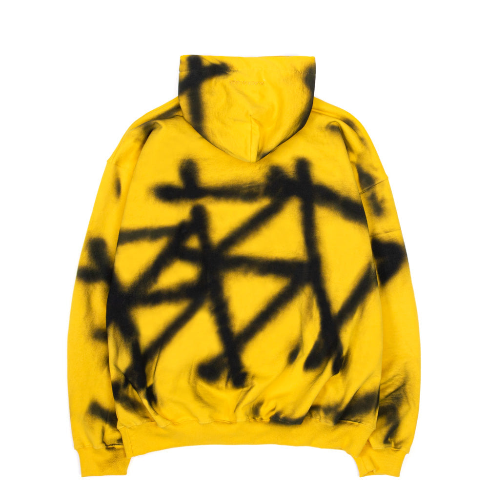 ブラックブロンド(BLACKBLOND) BBD Sprayed Custom Hoodie (Yellow)