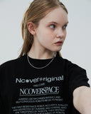 NCOVER(エンカバー)NCOVER PLANET TEXT TSHIRT-BLACK