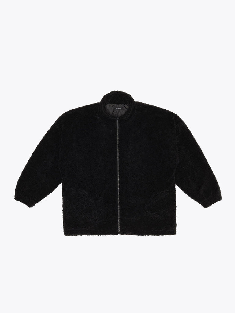 ディープリーク(DPRIQUE) OVERSIZED SHEARLING JACKET - BLACK