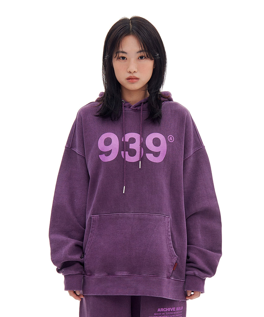 ARCHIVE BOLD (アーカイブボールド) 939 LOGO DYED HOOD (PURPLE)