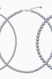 オルモストブルー(Almost Blue) GRAY COTTON PEARL NECKLACE