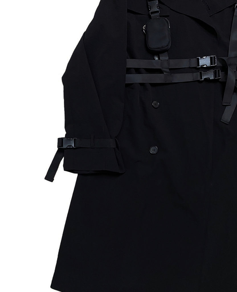 トレンディウビ(Trendywoobi) Tr Black strap trenchcoat ver.2