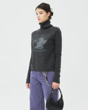 NCOVER(エンカバー)PLASTER CAST TURTLENECK KNIT-BLACK