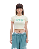 ARCHIVE BOLD (アーカイブボールド) 939 LOGO CROP TOP (LEMON)