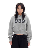 ARCHIVE BOLD (アーカイブボールド) 939 LOGO CROP HOOD (GRAY)