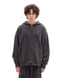 ARCHIVE BOLD (アーカイブボールド) 939 LOGO HOOD ZIP-UP (DARK GRAY)