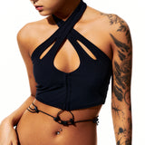 ASSEMBLE STATION (アセンブルステーション)  CUT STRING HOLTER NECK