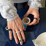 Nff(エヌエフエフ) 	 both sides blue spot