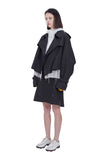 レイブレス(LABELESS)  BLACK PUREZA TRENCH JACKET