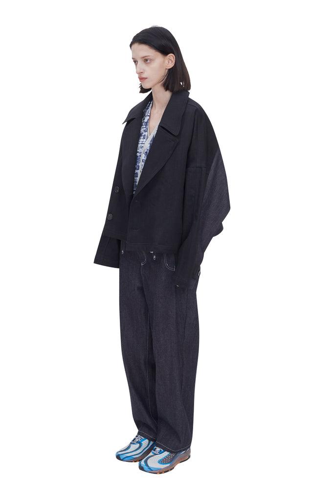レイブレス(LABELESS) DENIM DOLMAN JACKET