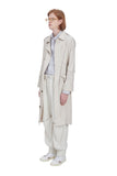 レイブレス(LABELESS) IVORY UPSIDE DOWN LONG COAT