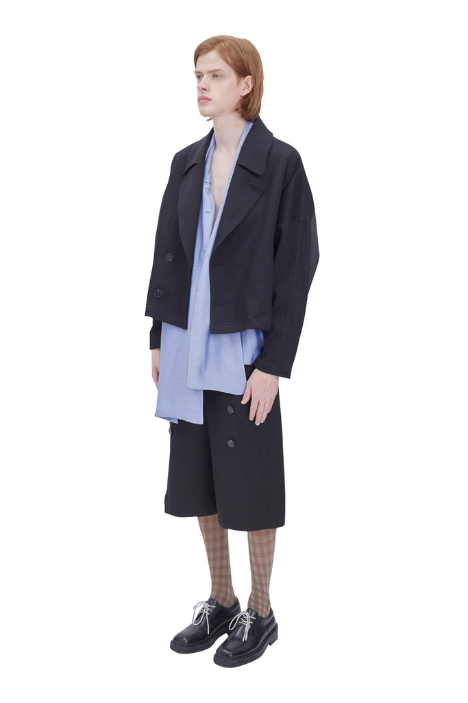 レイブレス(LABELESS) DENIM DOLMAN JACKET