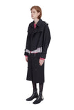レイブレス(LABELESS)  BLACK PUREZA TRENCH JACKET