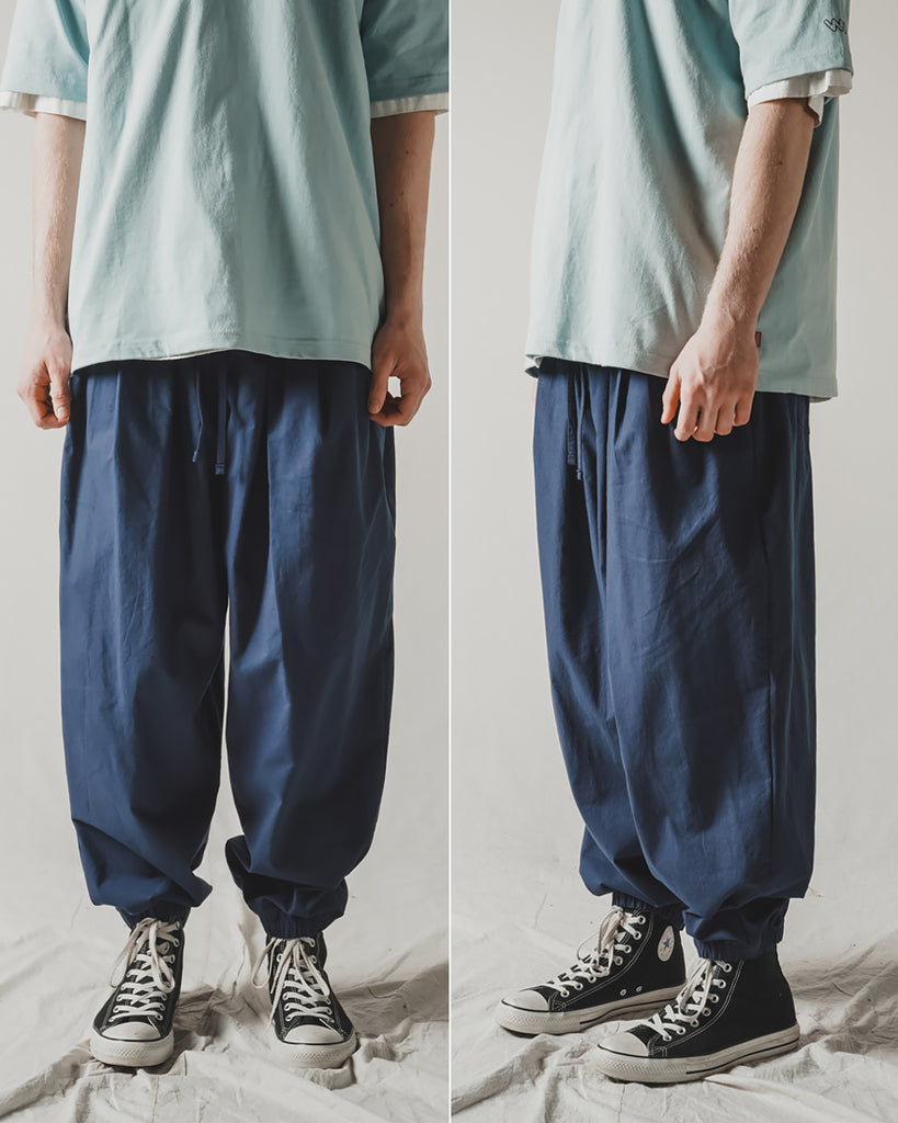 ダブルユーブイプロジェクト(WV PROJECT) Rocky Banding Cool Balloon Pants Navy CJLP7492