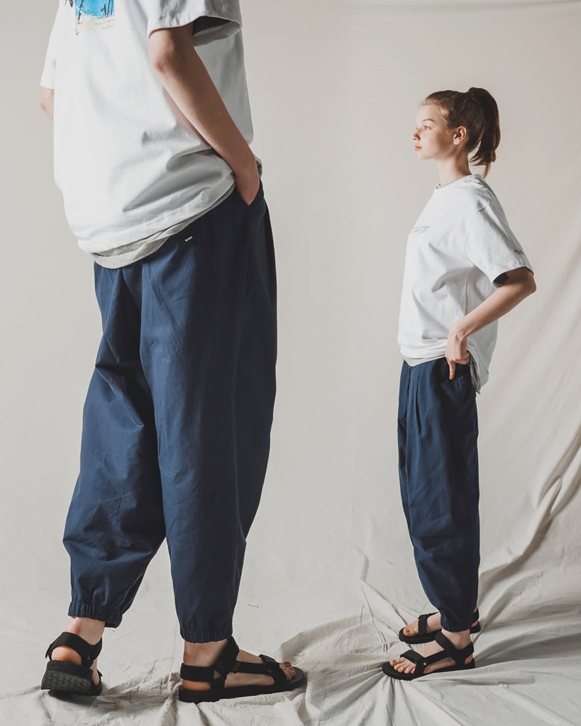 ダブルユーブイプロジェクト(WV PROJECT) Rocky Banding Cool Balloon Pants Navy CJLP7492