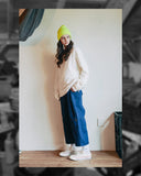 ダブルユーブイプロジェクト(WV PROJECT) Towner Longsleeve T-shirt ivory CJLT7335