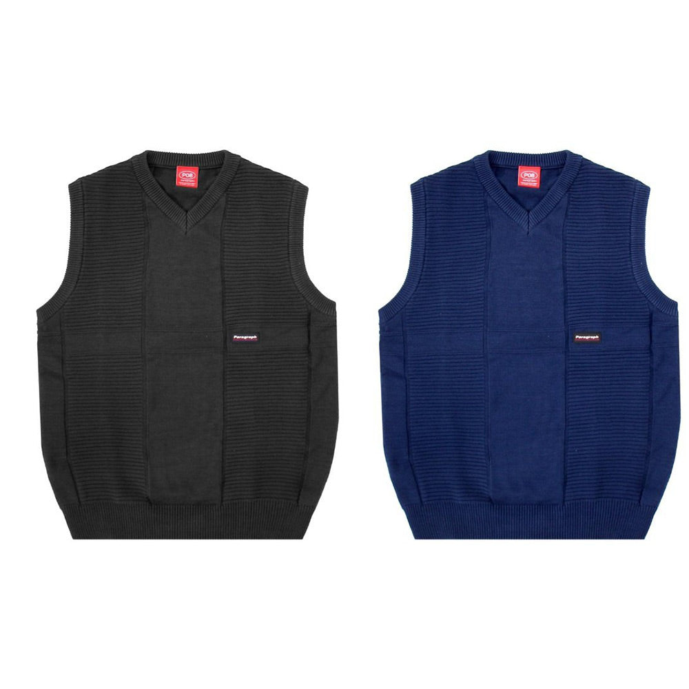 Paragraph ( パラグラフ )  LOGO KNIT VEST No.45