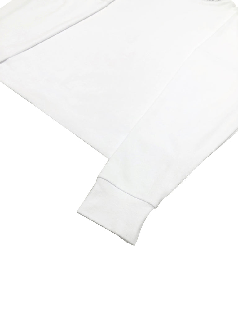 DAYDAF (デイダフ) DAYDAF NECK LOGO SLEEVE T-SHIRT (WHITE)