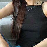 Nff(エヌエフエフ) 	 bead mix necklace_black