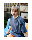 ダブルユーブイプロジェクト(WV PROJECT) Town Pigment short-sleeved shirt Navy JIST7505