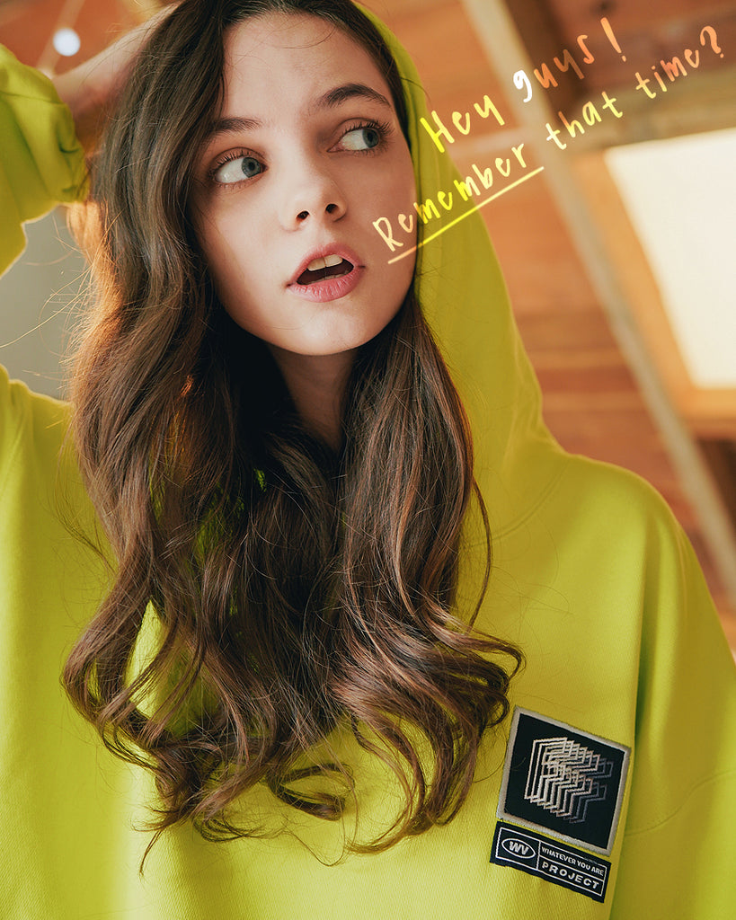 ダブルユーブイプロジェクト(WV PROJECT) Elastin Hoodie LIME JJHD7322