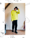 ダブルユーブイプロジェクト(WV PROJECT) Elastin Hoodie LIME JJHD7322